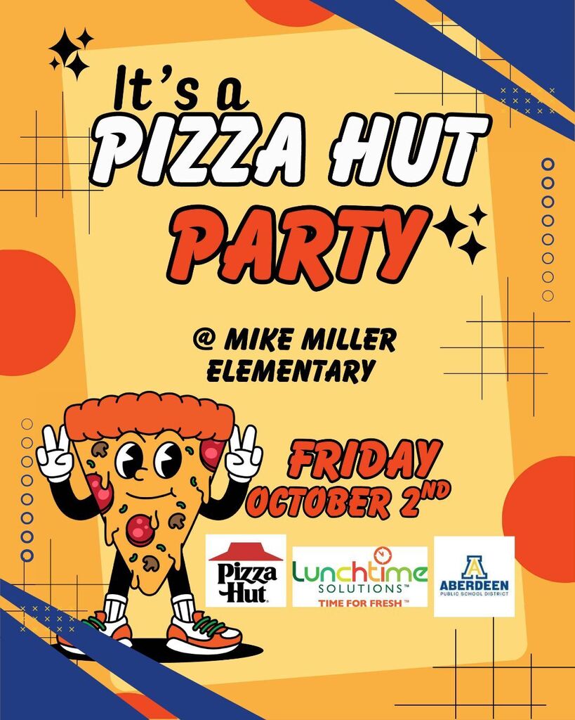 It's a Pizza Hut Party - Friday, Oct. 2, at Mike Miller!