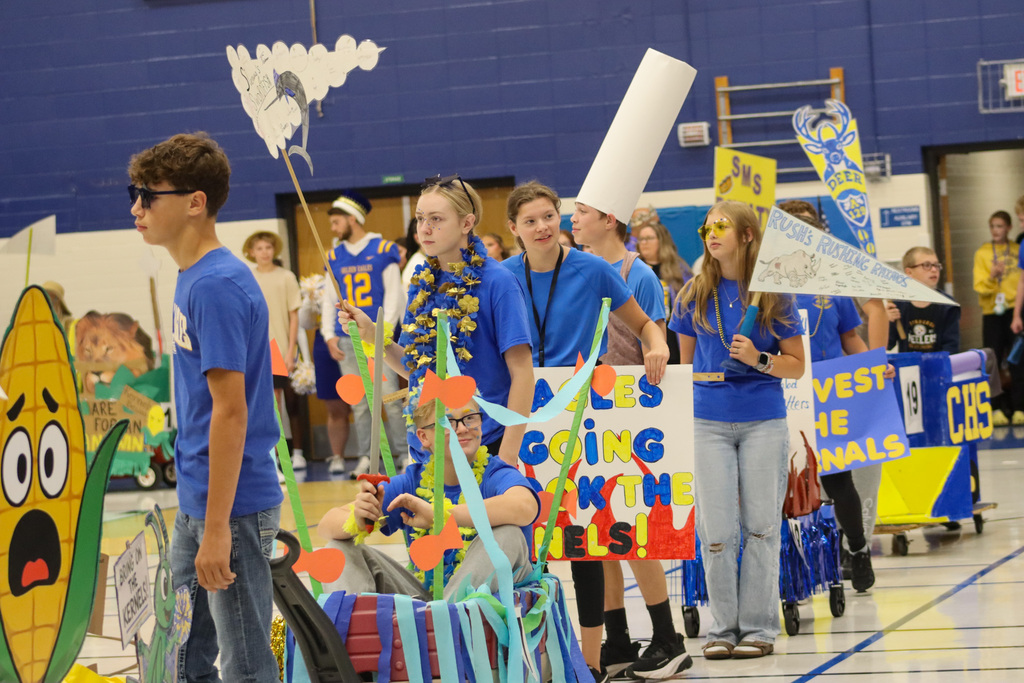 SMS students during the parade