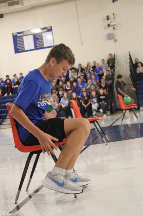 Holgate student at the Golden Eagle Cup Championship games