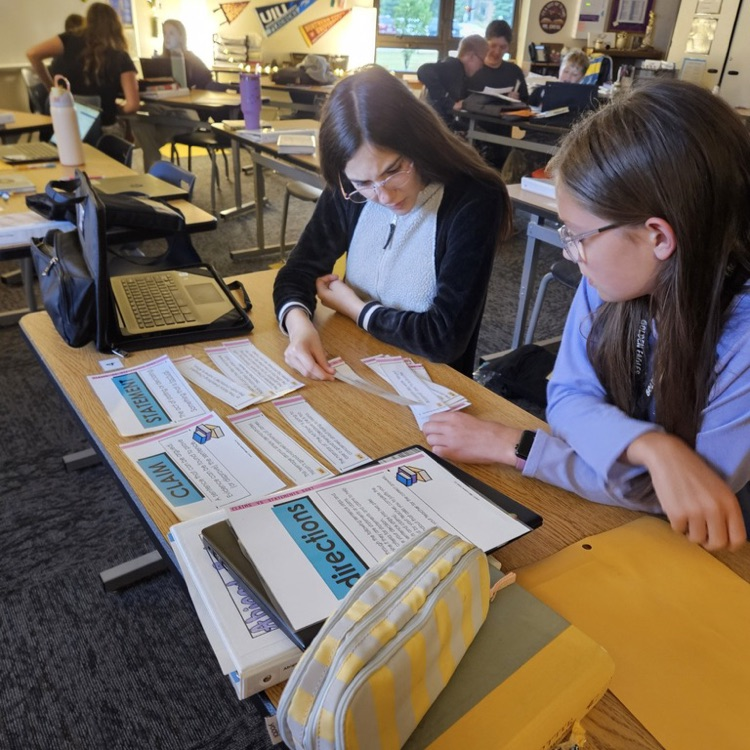 In 8th Grade Language Arts, students are learning the difference between a "claim" and a "statement" in their writing unit. This will prepare them for research and essay writing in multiple subject areas.