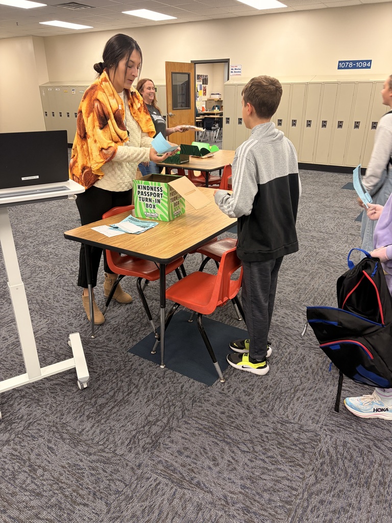 🍪💙💛 Our kids are going CRAZY for KINDNESS…and their cookie blankets! Students who had their completed Boarding Pass this morning collected their cookie blanket and received their Kindness Passport. Now the real challenge begins! Students are being challenged to complete random acts of kindness at home, at school, and throughout our community. Once their Kindness Passport is complete, they can turn it in during homeroom in the morning. 🎉 Starting next week, we’ll begin drawing names from completed Kindness Passports for PRIZES! Haven’t turned in a Boarding Pass yet? There’s still time! Students can turn in their completed Boarding Pass along with the completion code any day this week to receive their cookie blanket and Kindness Passport. Let’s keep spreading kindness, Golden Eagles! 🦅💙💛