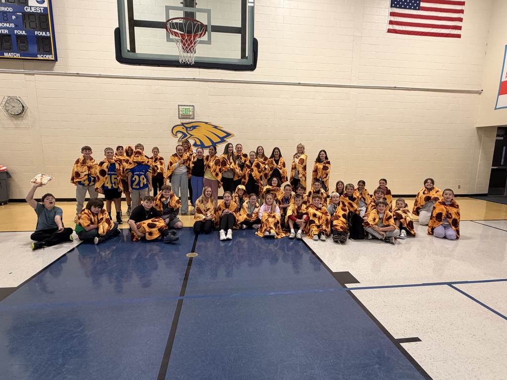🍪💙💛 Our kids are going CRAZY for KINDNESS…and their cookie blankets! Students who had their completed Boarding Pass this morning collected their cookie blanket and received their Kindness Passport. Now the real challenge begins! Students are being challenged to complete random acts of kindness at home, at school, and throughout our community. Once their Kindness Passport is complete, they can turn it in during homeroom in the morning. 🎉 Starting next week, we’ll begin drawing names from completed Kindness Passports for PRIZES! Haven’t turned in a Boarding Pass yet? There’s still time! Students can turn in their completed Boarding Pass along with the completion code any day this week to receive their cookie blanket and Kindness Passport. Let’s keep spreading kindness, Golden Eagles! 🦅💙💛