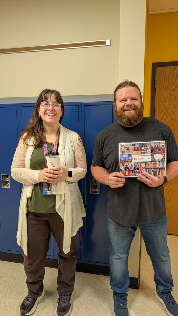 SMS teacher with her coffee and Brodie from The Market