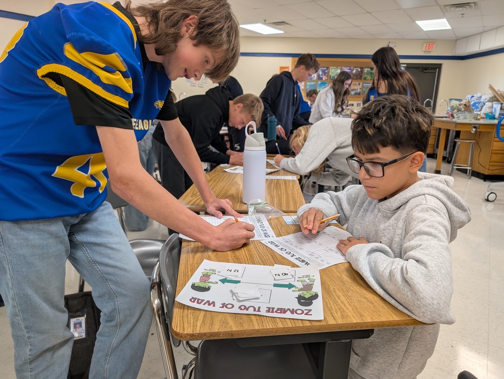 HMS 8th graders have been busy learning about forces and motion through various activities in science class!