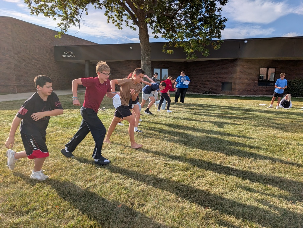 HMS 8th graders have been busy learning about forces and motion through various activities in science class!