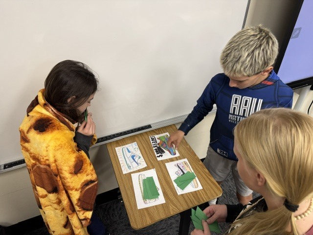Students made decisions on which shoe(s) they would spend their limited amount of money on. 