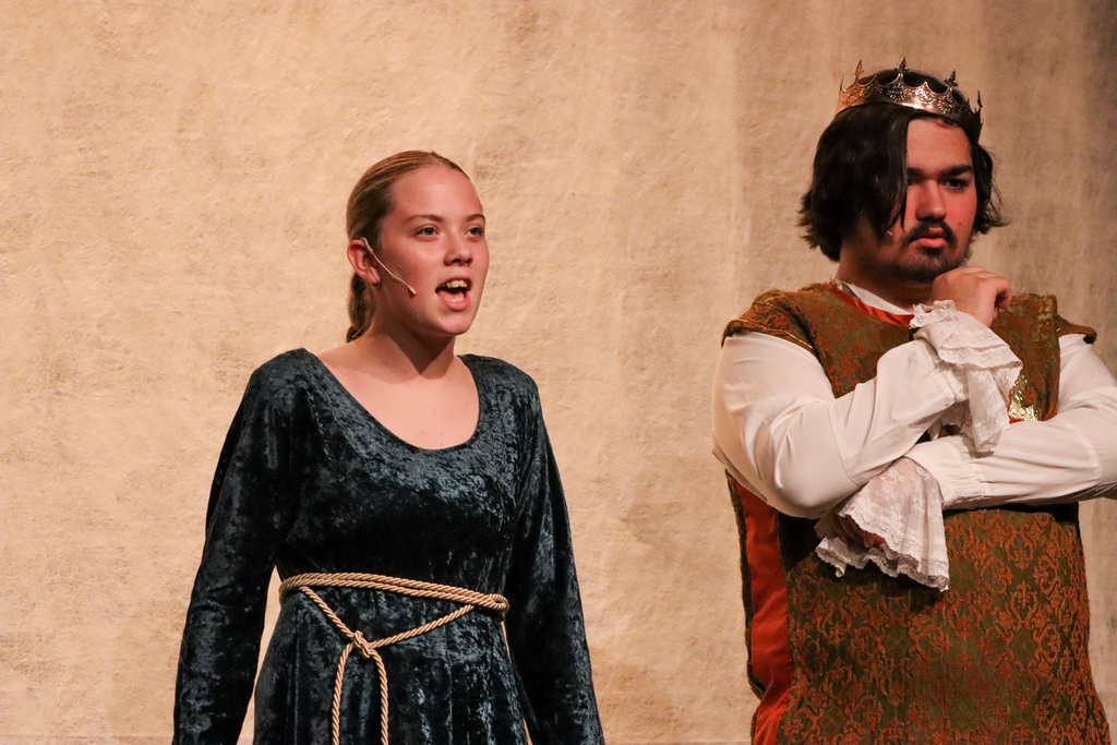 Macbeth rehearsal at the CHS theater