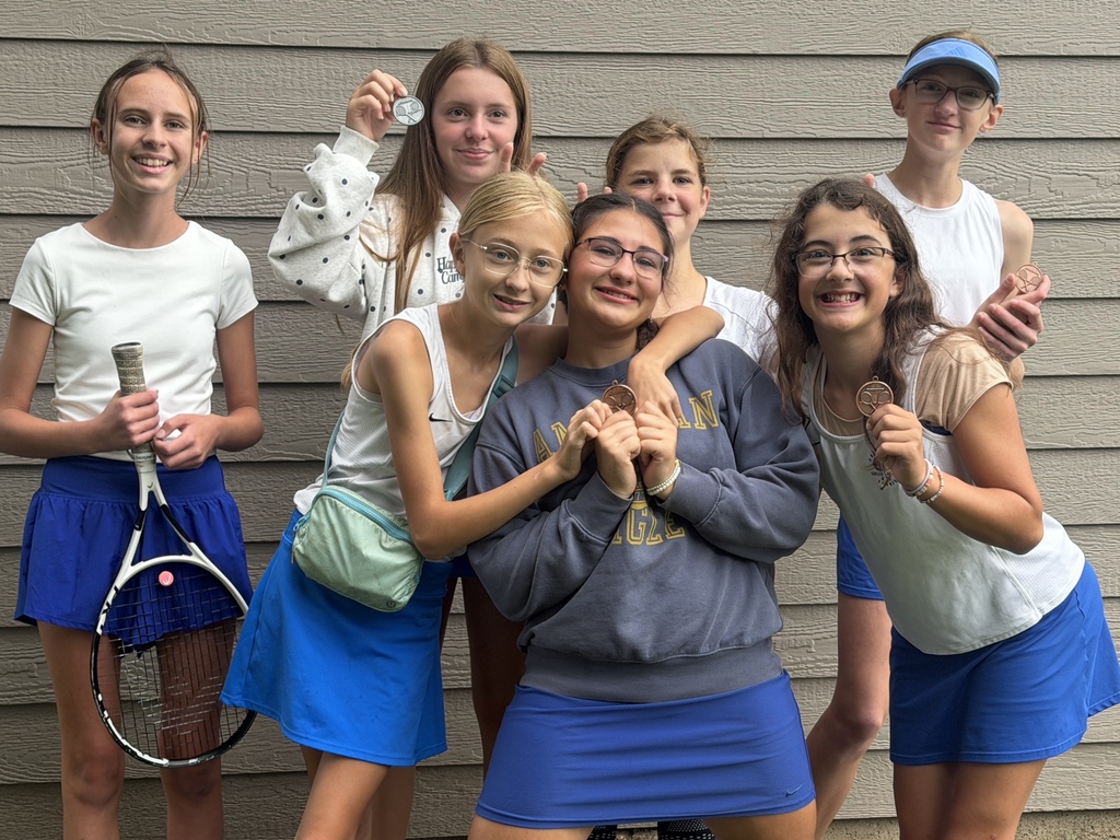 Middle School tennis team
