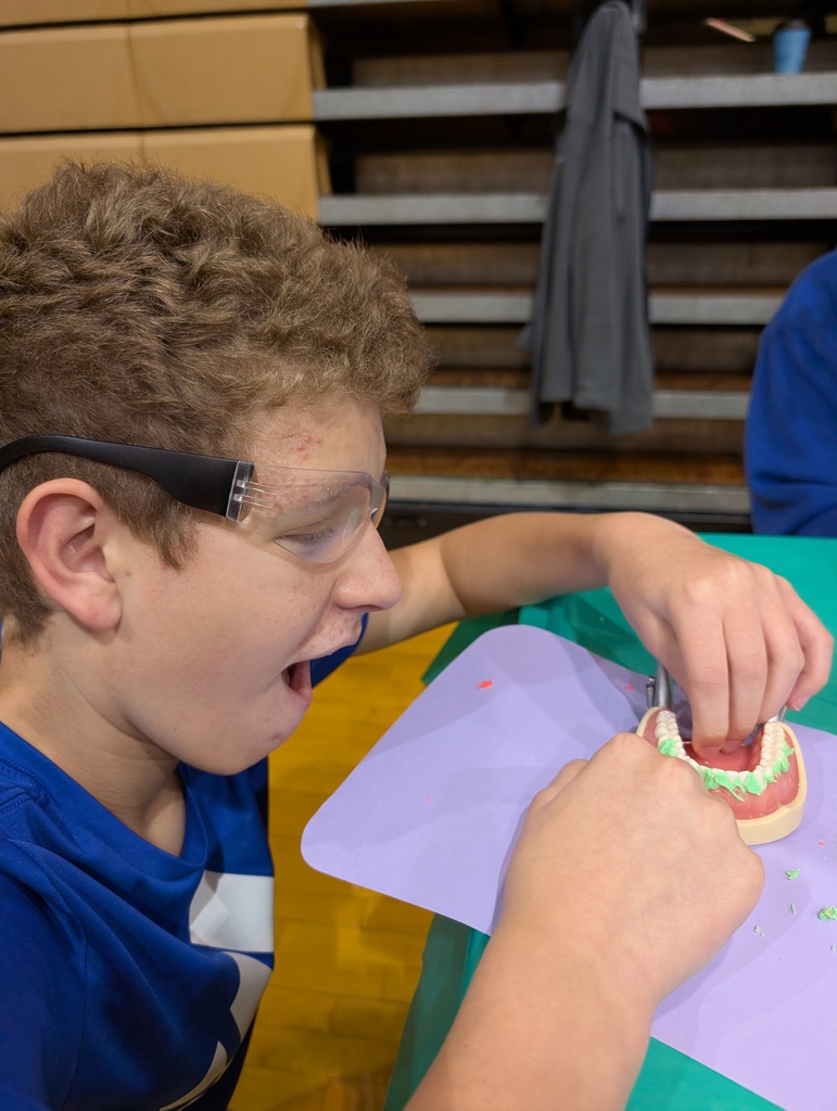 HMS 8th Graders had a  great time learning about different careers in the health field at Camp Med!