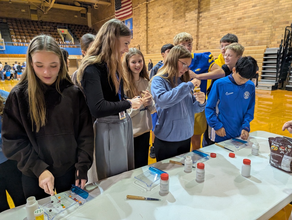 HMS 8th Graders had a  great time learning about different careers in the health field at Camp Med!