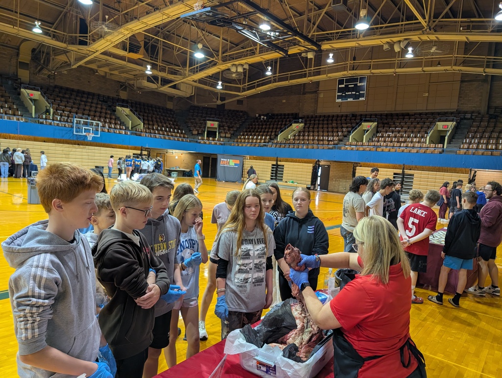 HMS 8th Graders had a  great time learning about different careers in the health field at Camp Med!