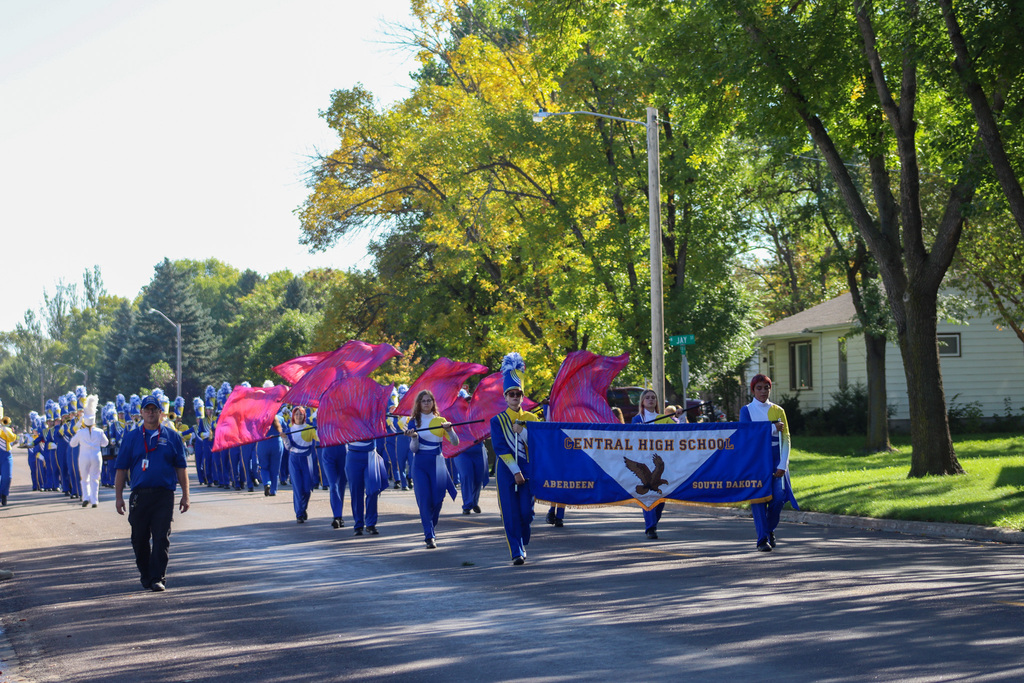 CHS Marching Band in the Aberdeen Marching Band Festival