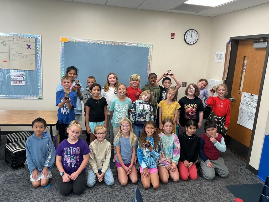 Ms. Bierne's class at Mike Miller