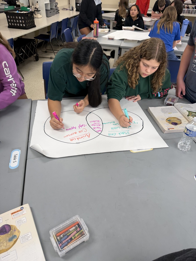 This week in Science, we worked on comparing plant and animal cells.