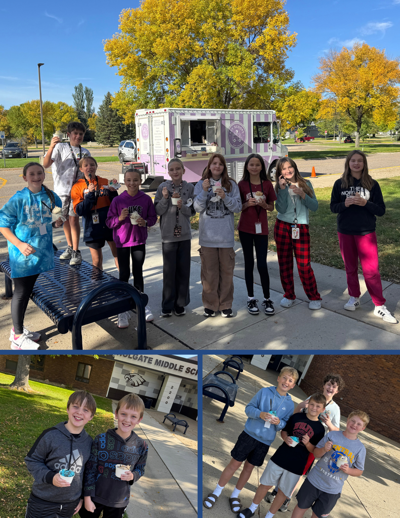 🍦 A sweet way to celebrate KINDNESS! 💙💛  A huge THANK YOU to our HMS PTA and 605 Scoops for helping us treat our Kindness Challenge winners today!  Students from our top three homerooms, along with the top 10 individual fundraisers, were treated to FREE ice cream, and we couldn’t have asked for a more beautiful day to celebrate! ☀️🍦  AND...thank you to everyone who helped make our Kindness Fundraiser such a success!!
