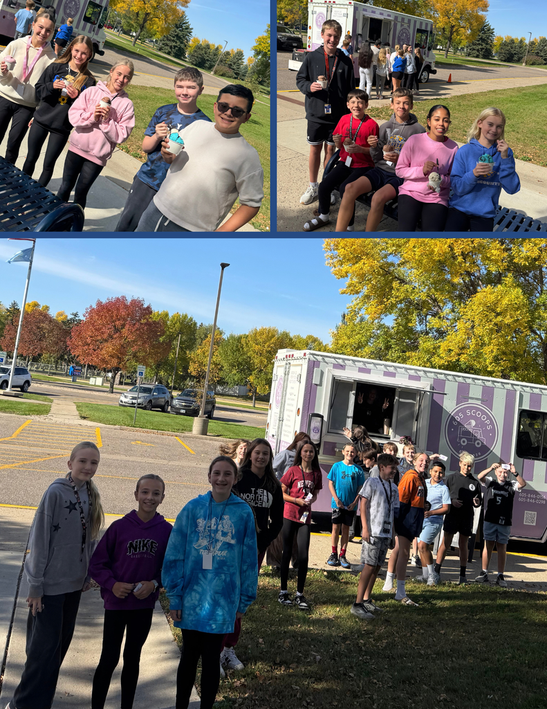 🍦 A sweet way to celebrate KINDNESS! 💙💛  A huge THANK YOU to our HMS PTA and 605 Scoops for helping us treat our Kindness Challenge winners today!  Students from our top three homerooms, along with the top 10 individual fundraisers, were treated to FREE ice cream, and we couldn’t have asked for a more beautiful day to celebrate! ☀️🍦  AND...thank you to everyone who helped make our Kindness Fundraiser such a success!!