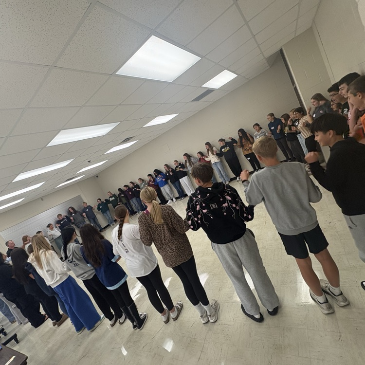 Golden Crew students in a circle
