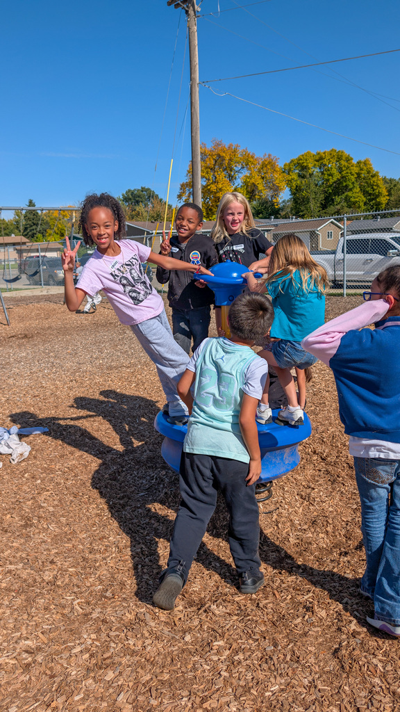 OMT students playing on the playground