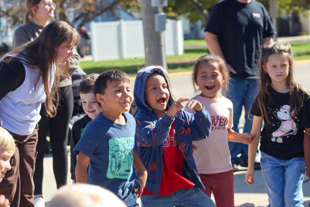 OMT students dancing during the OMT Literacy/STEM Event