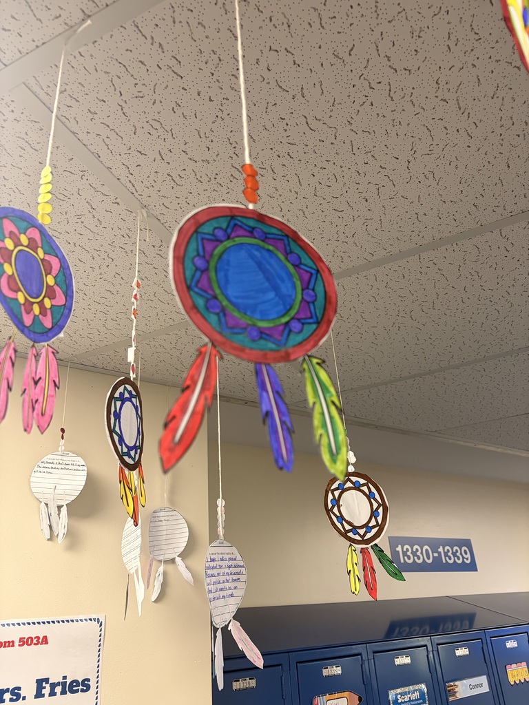 🧡 This week, HMS homerooms celebrated Indigenous Peoples Day!  Students had the opportunity to choose from several activities, including making totem pole crafts, learning about dreamcatchers, honoring the eagle, and working together on collaborative coloring posters.  It was a great chance to learn something new, get creative, and talk about the importance of respecting Indigenous cultures and traditions