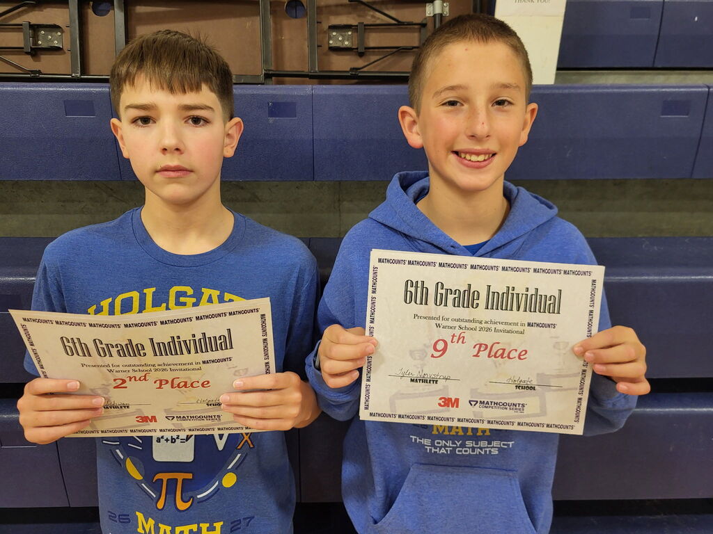 🧮🏆 These 6th graders really know how to CRUNCH some numbers!  Our 6th grade MathCounts teams took on their first competition of the season today, and they sure made it COUNT! 💙💛  🏅 Individual Finalists:  🥈 Asher – 2nd Place  Tyler – 9th Place  ⭐ Honorable Mention: Alex, Gabe, Logan, and Luke  🏆 Team Results:  🥈 2nd Place: Alex, Tyler, Asher, and Logan  ⭐ Honorable Mention: Hailey, Gabe, Pierce, and Jace  I'd say these mathletes are off to a pretty CALCULATED start! 😉 Congratulations to all of our 6th graders on a fantastic first competition! 👏