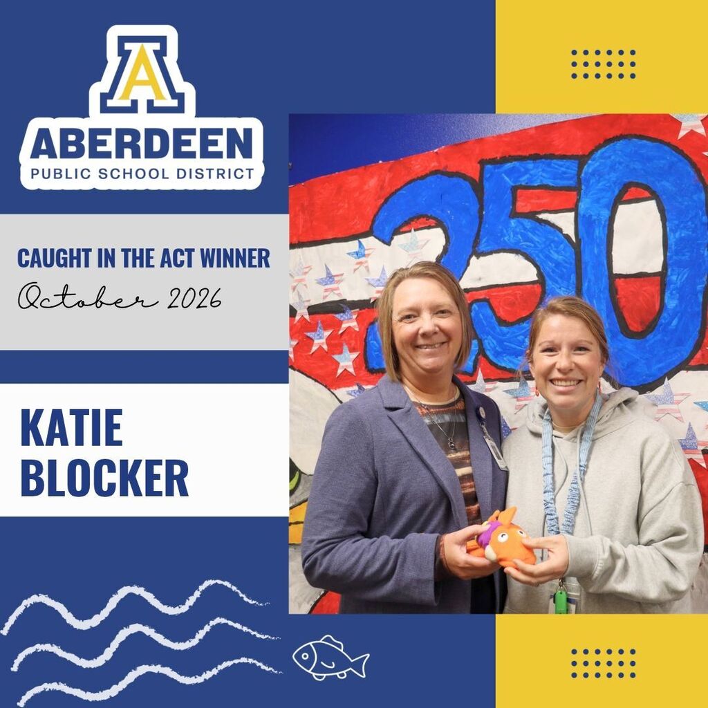 October 2026 Caught in the Act winner Katie Blocker with Dr. Guffin