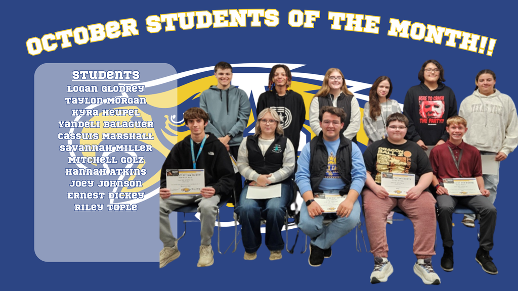 October Students of the MOnth