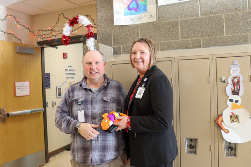 Randy Padfield with Dr. Guffin