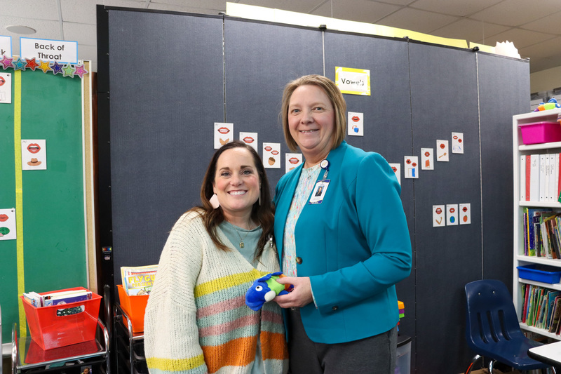 Mrs. Tiff with Dr. Guffin