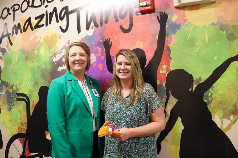 Dr. Guffin with Michaela Solum