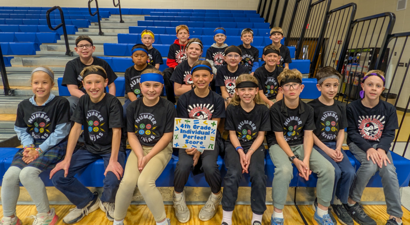 4th grade individual perfect score winners