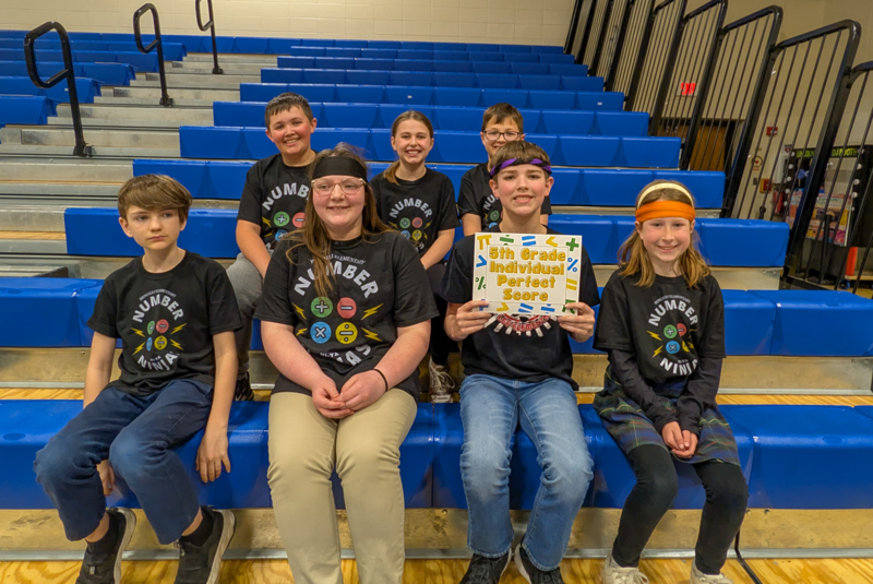 5th grade individual perfect score winners