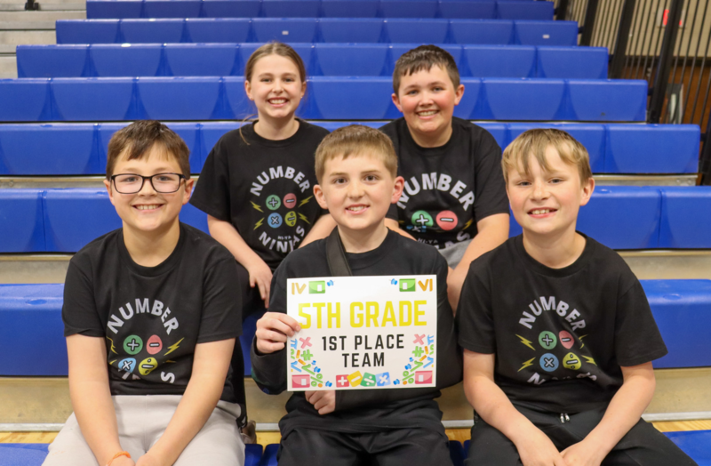 5th  grade 1st place team photo