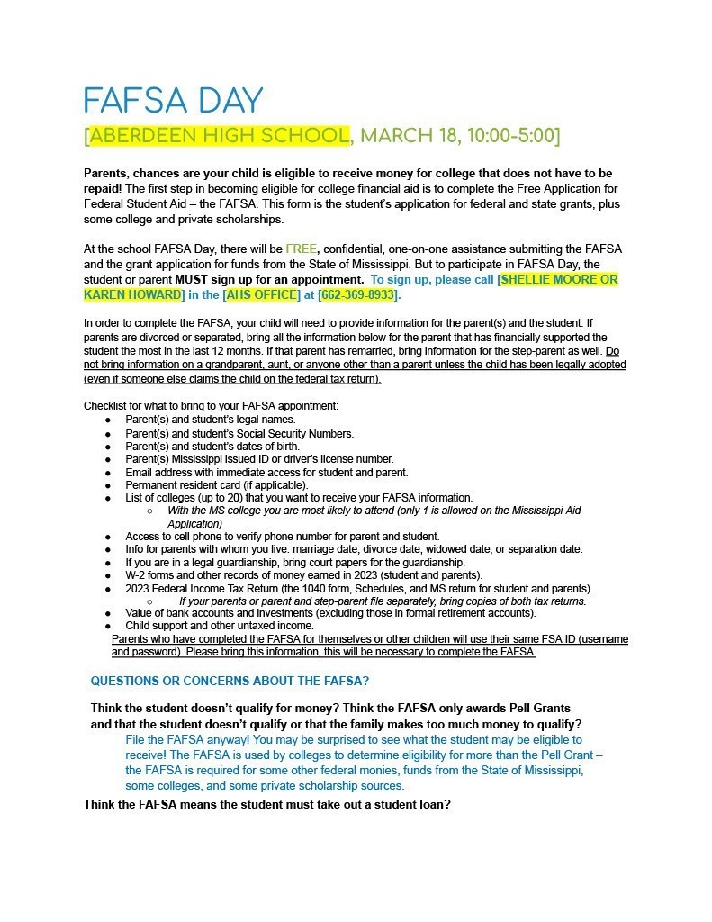 FAFSA Day