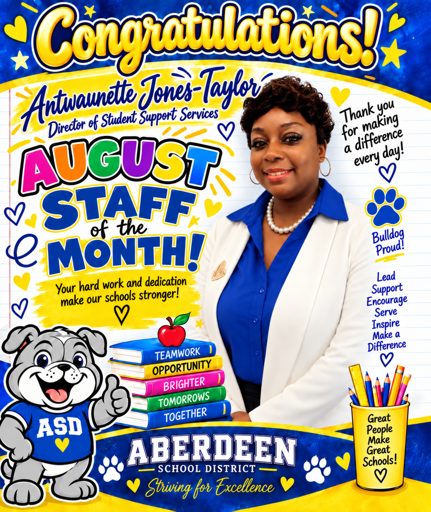 August Staff of the month