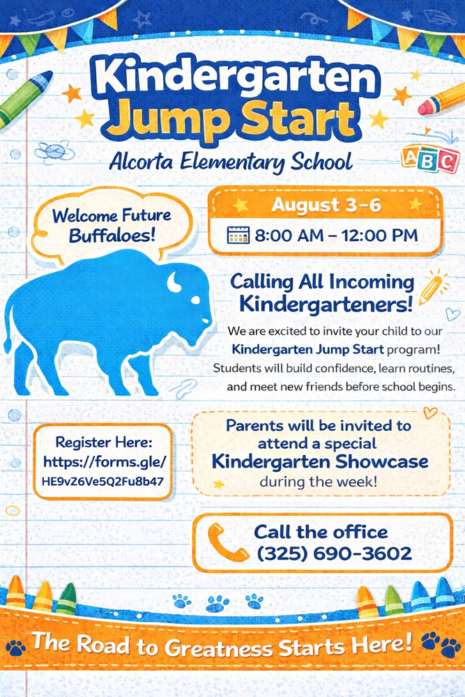 Kindergarten Jump start flyer
