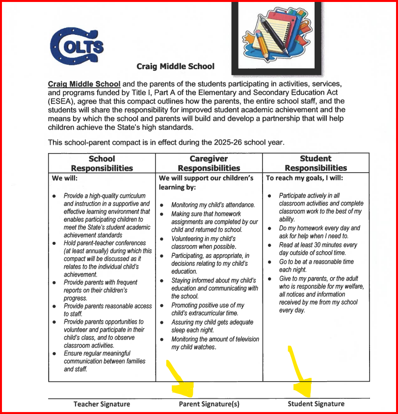 Responsibility Form