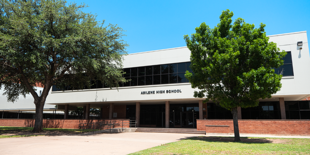 Abilene High School Front of Building