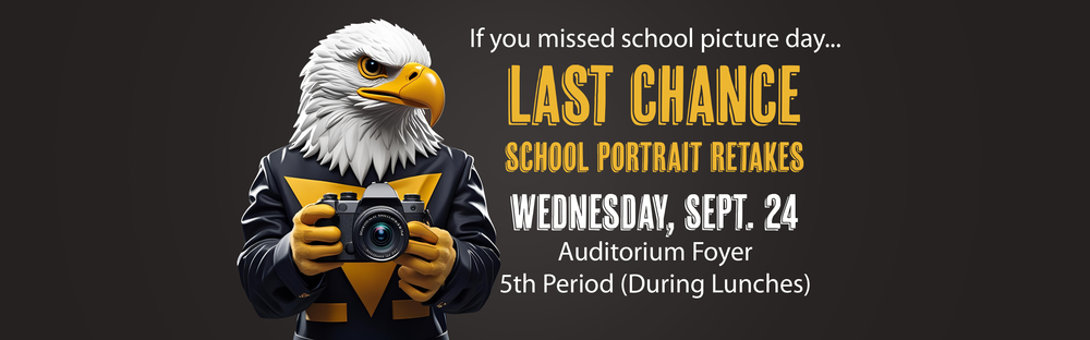 School Portrait Retake Banner