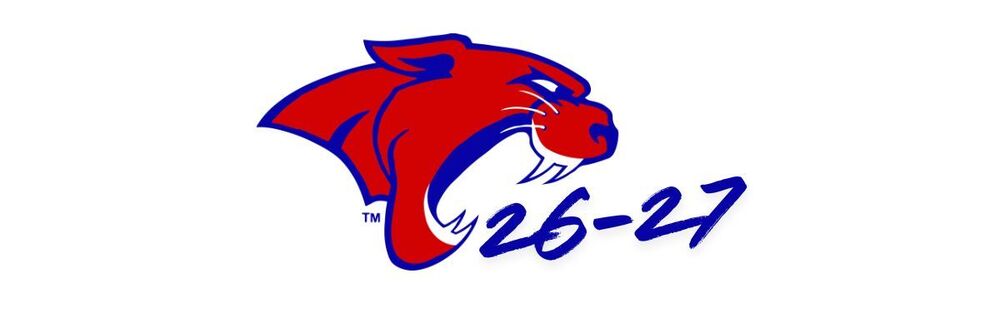 Cougar Mascot with 26-27