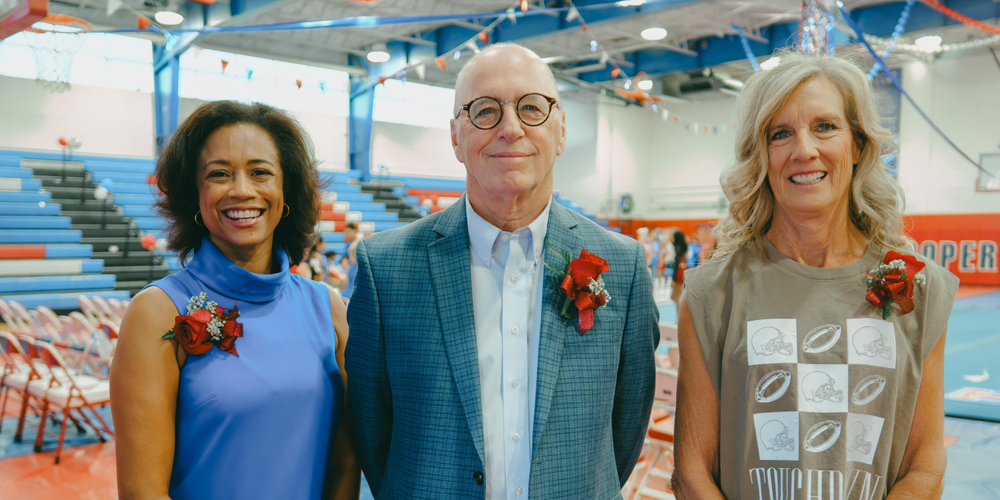 The three new members of the Cooper High School Hall of Fame