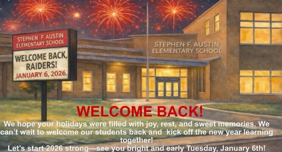 Austin Elementary Welcome Back 2026