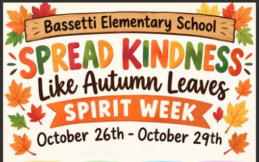 fall themed graphic for Kindness spirit week
