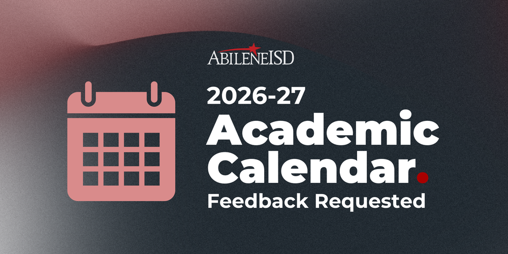 Abilene ISD 2026-27 Academic Calendar