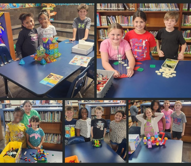 students in the library