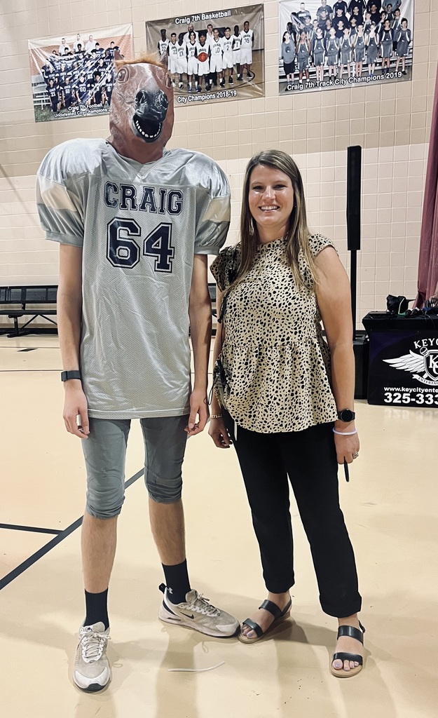 Principal and mascot