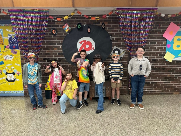 students dressed up for the black history month celebration