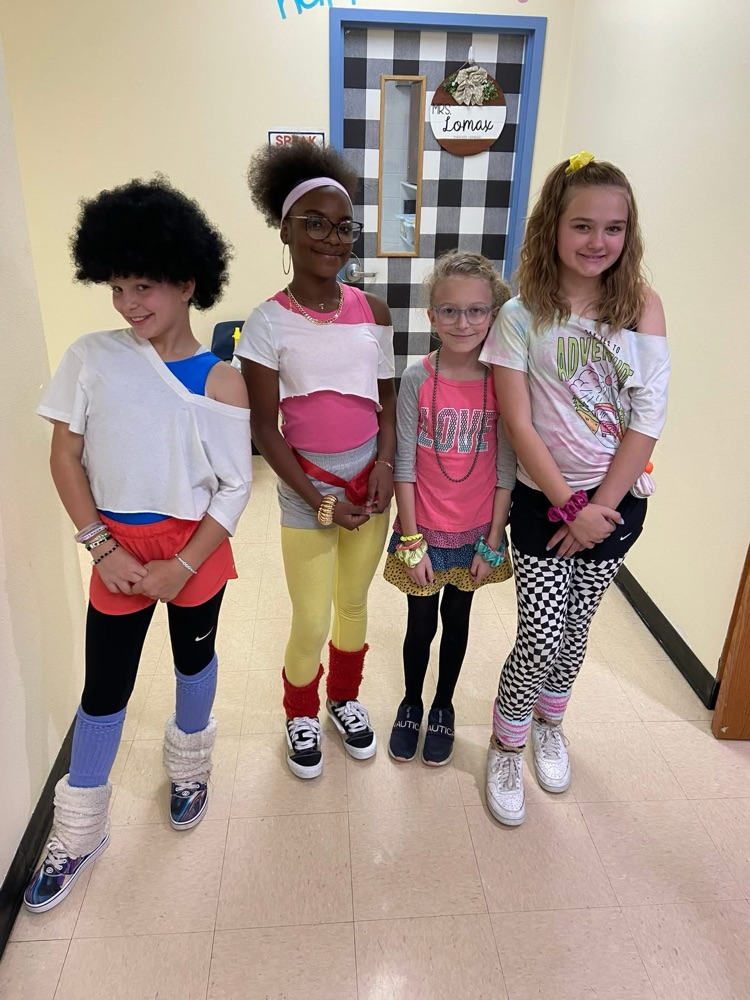 students dressed up for the black history month celebration
