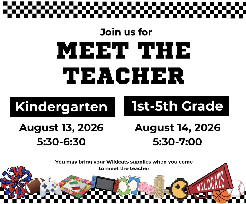 Meet the teacher date graphic