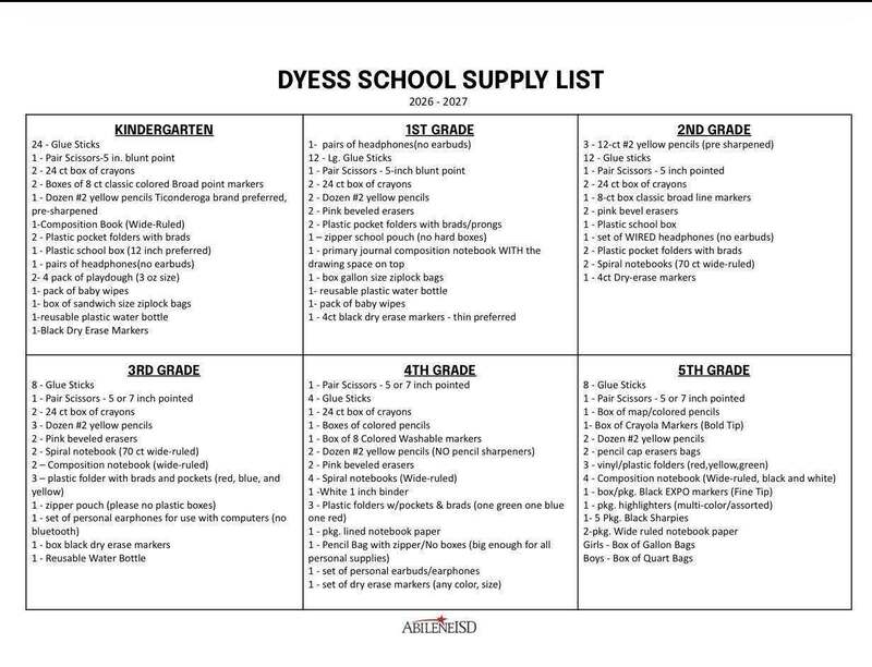 supplies